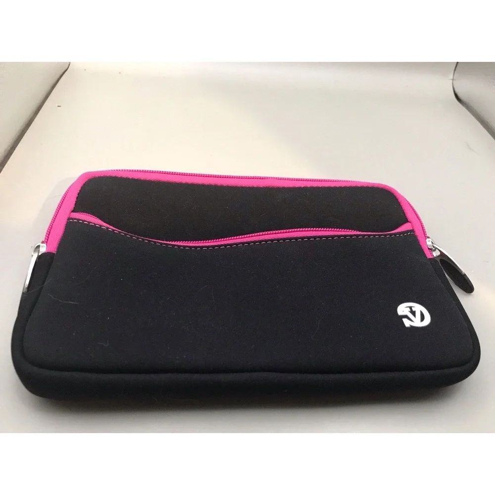 Universal Tablet Case Neoprene Black And Pink 5.5